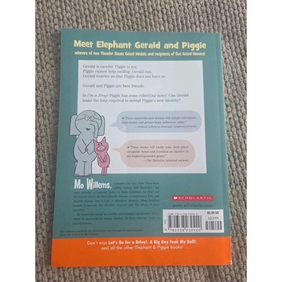 I'm a Frog!-An Elephant and Piggie Book - hardcover Willems, Mo - Picture 2 of 4